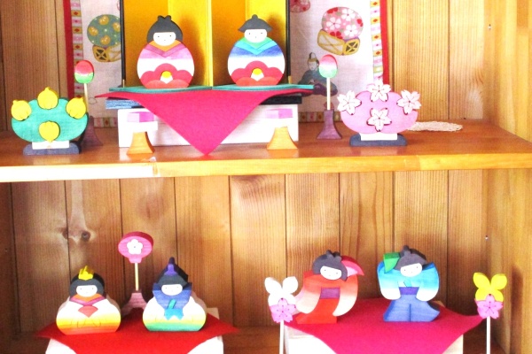 店内お雛様 展示